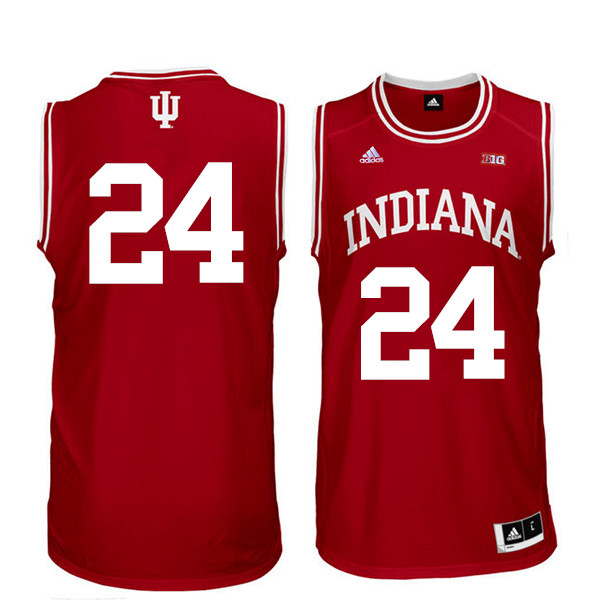 Men Indiana Hoosiers #24 Vijay Blackmon College Basketball Jerseys Sale-Red - Click Image to Close